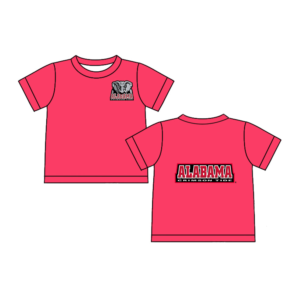 Custom moq 5 mix sizes summer teams baby girls clothes team short sleeve skirts shorts sets dress top-25.5.9