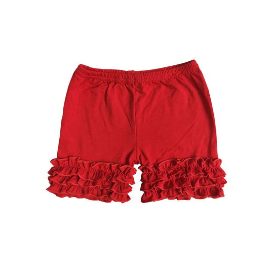 Custom pants cotton pants icing summer shorts red color