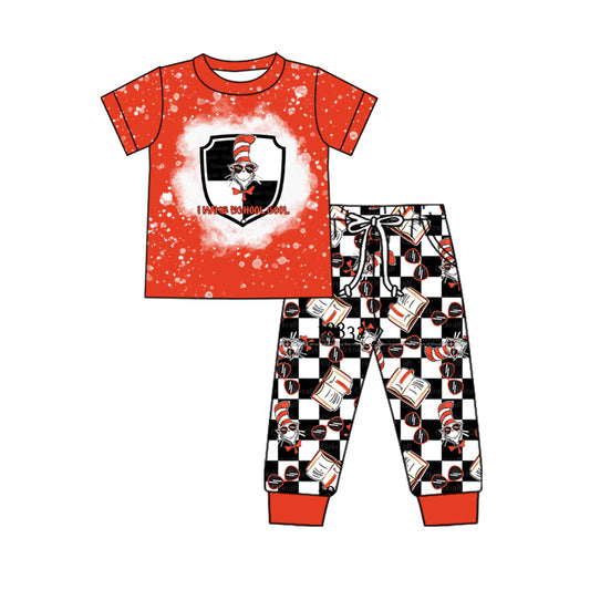 9.26 custom each style moq 5eta 4-6week baby boys clothes dr red short sleeve pants sets