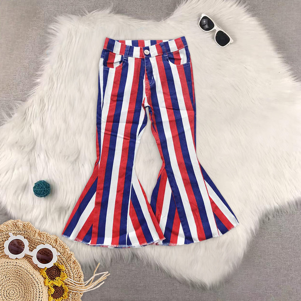 RTS NO MOQ Baby Girls Clothes Jeans: Flared & Ripped