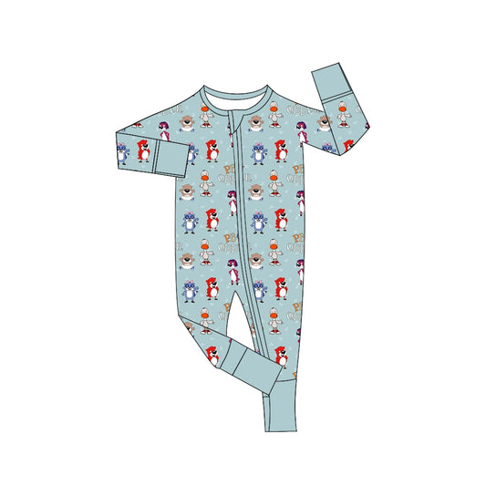 Custom moq 3 eta 7/8week moq 5 eta /4/5week Cartoon Long Sleeve Romper