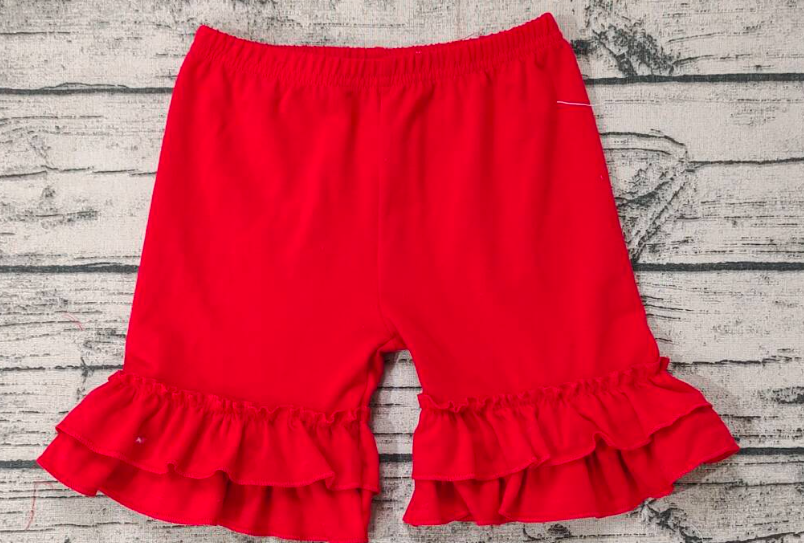 SS0184 Red lace shorts