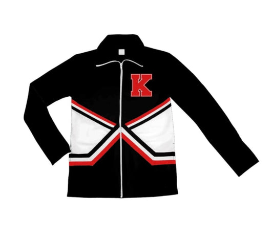 Deadline September 16  custom no moq eta 6-8weeks Black 'K' Zip-Up Jacket