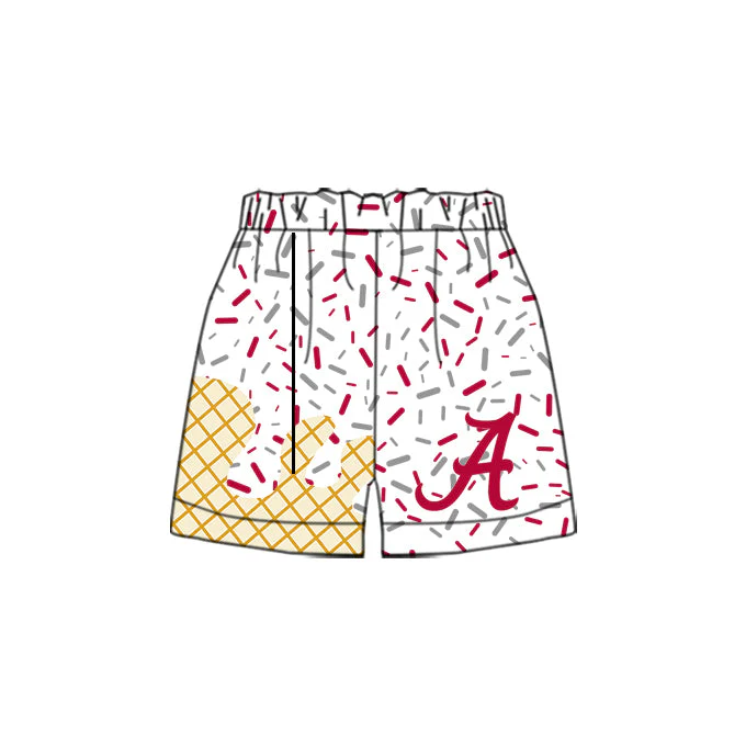 PRE ORDER Deadline  September 2  custom no moq Summer ice cream shorts Summer ice cream shorts
