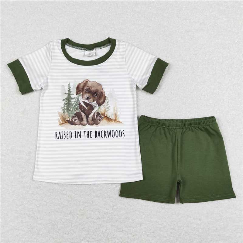 RTS NO MOQ Sibling baby boy girl clothes duck short-sleeved shorts suit & short-sleeved sets and rompers