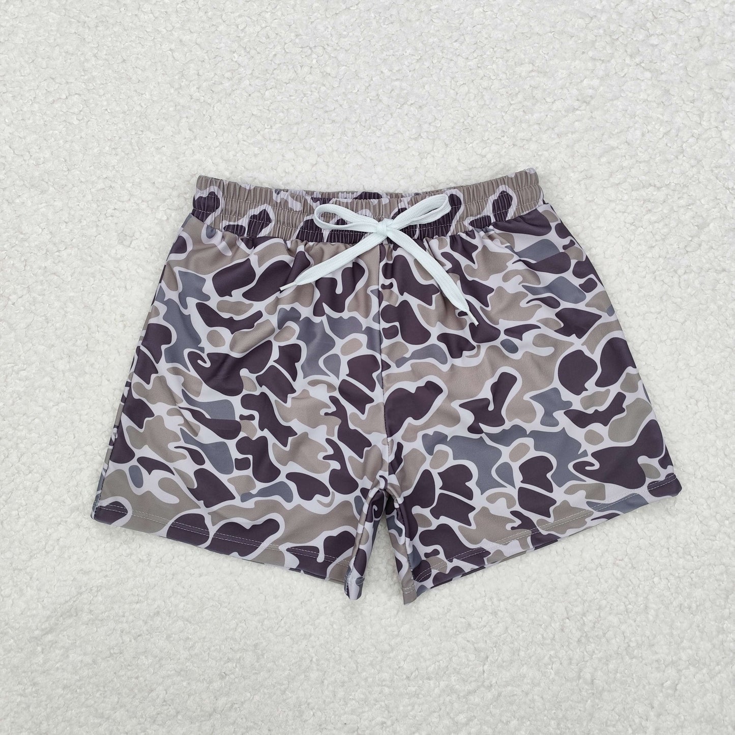 RTS NO MOQ Baby Boys Camouflage Trunks Bottoms Swimsuits