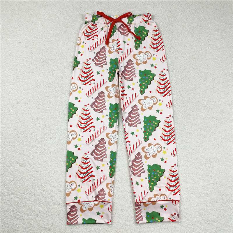 RTS NO MOQ Adults Christmas drawstring straight trousers