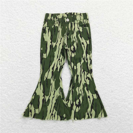rts  	 P0372 Camouflage Army Green Denim Trousers
