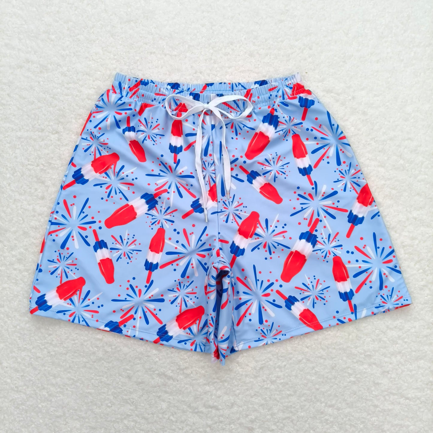 swimming trunks adult with kids july 4th  Sibling Sister Clothes swim S0336