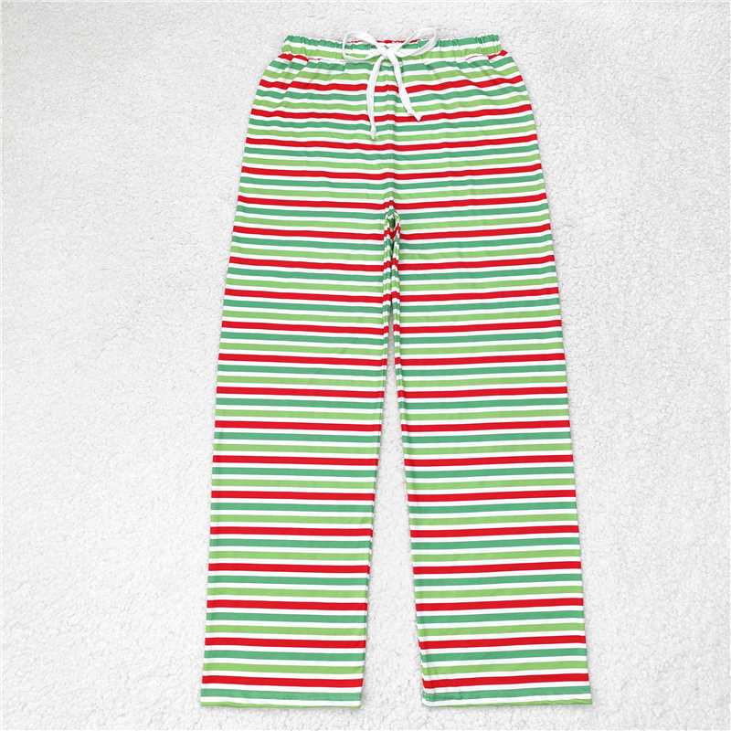 RTS NO MOQ Adults Christmas drawstring straight trousers