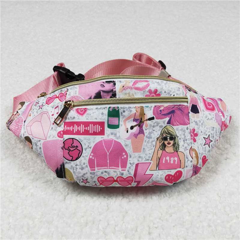 RTS NO MOQ ETA 5-7DAYS Waist bag Material : Canvas  Size 13*5.7*3 inches Purple Singer Women fanny pack bags