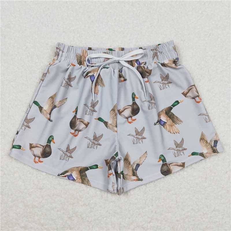S0268 Duck Grey Brown Swim Trunks RTS  	 S0429 Adult male duck grey brown swimming trunks