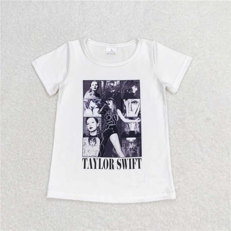 RTS NO MOQ Baby Boys And Girls taylor swift Short Sleeve Top