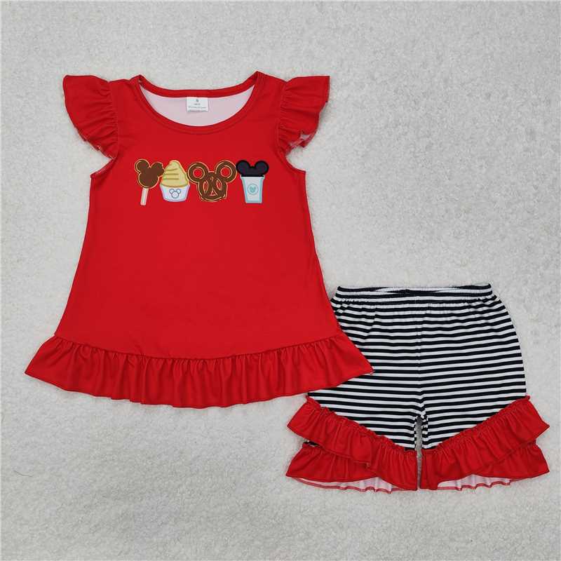 RTS NO MOQ Baby boy clothes  Short Sleeve shorts Suit