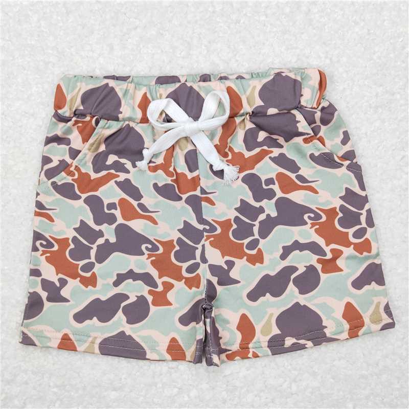 RTS NO MOQ Baby Boys clothes Summer Camouflage Shorts