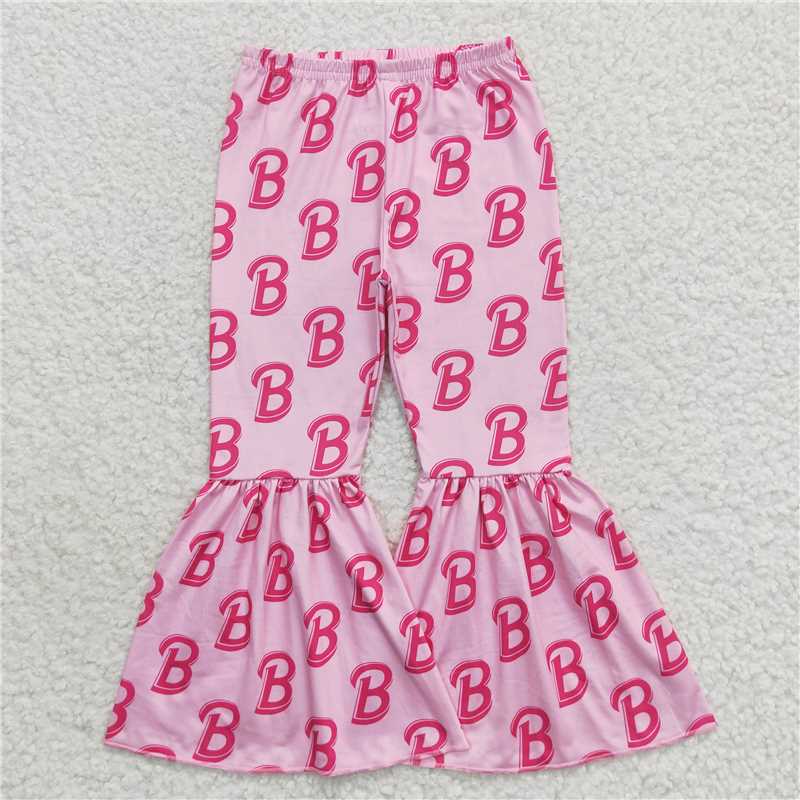 RTS NO MOQ Baby girl Clothes barbie long Pants