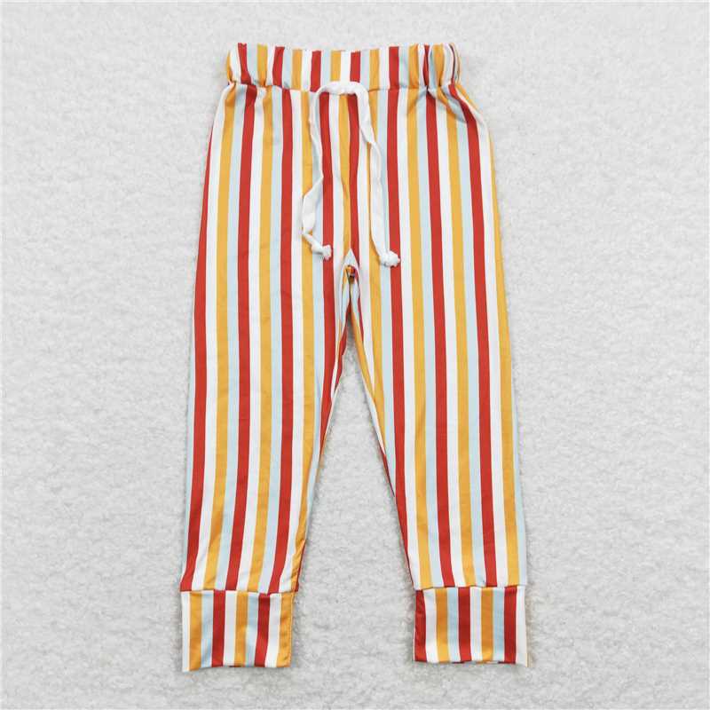 RTS SALES NO MOQ G2-10. Colorful striped skinny pants