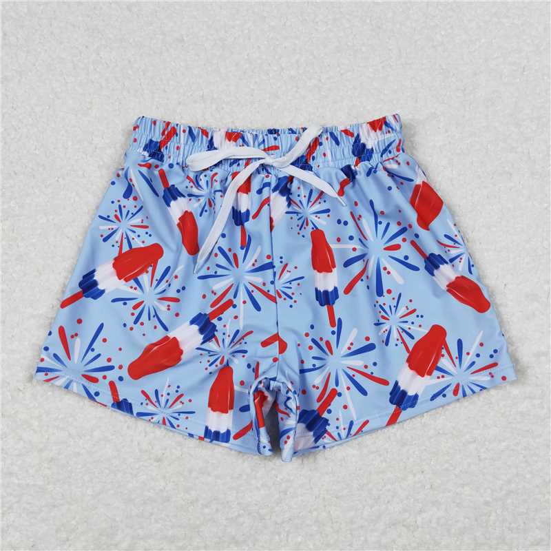 swimming trunks adult with kids july 4th  Sibling Sister Clothes swim S0336