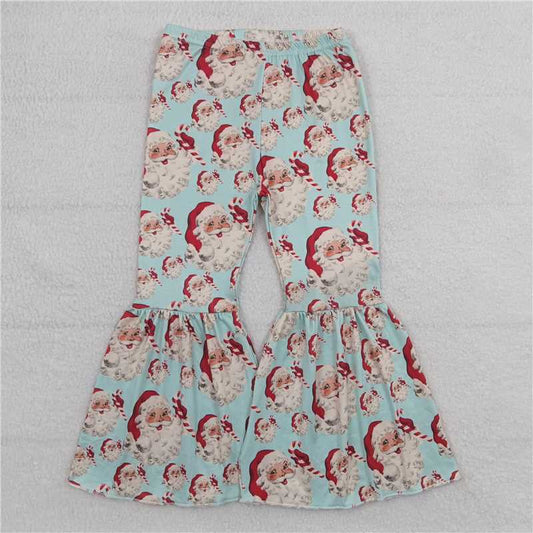 RTS SALES NO MOQ G6-5-1]'[ Santa Claus blue trousers