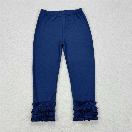 RTS SALES NO MOQ G5-8-4]\' Dark blue lace trousers