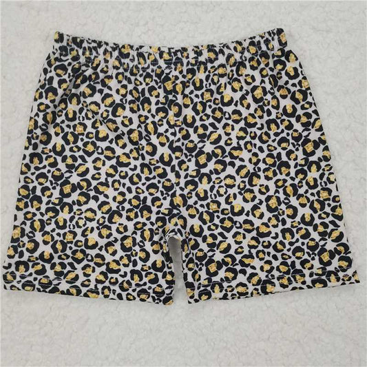 RTS SALES NO MOQ Yellow and black spotted shorts