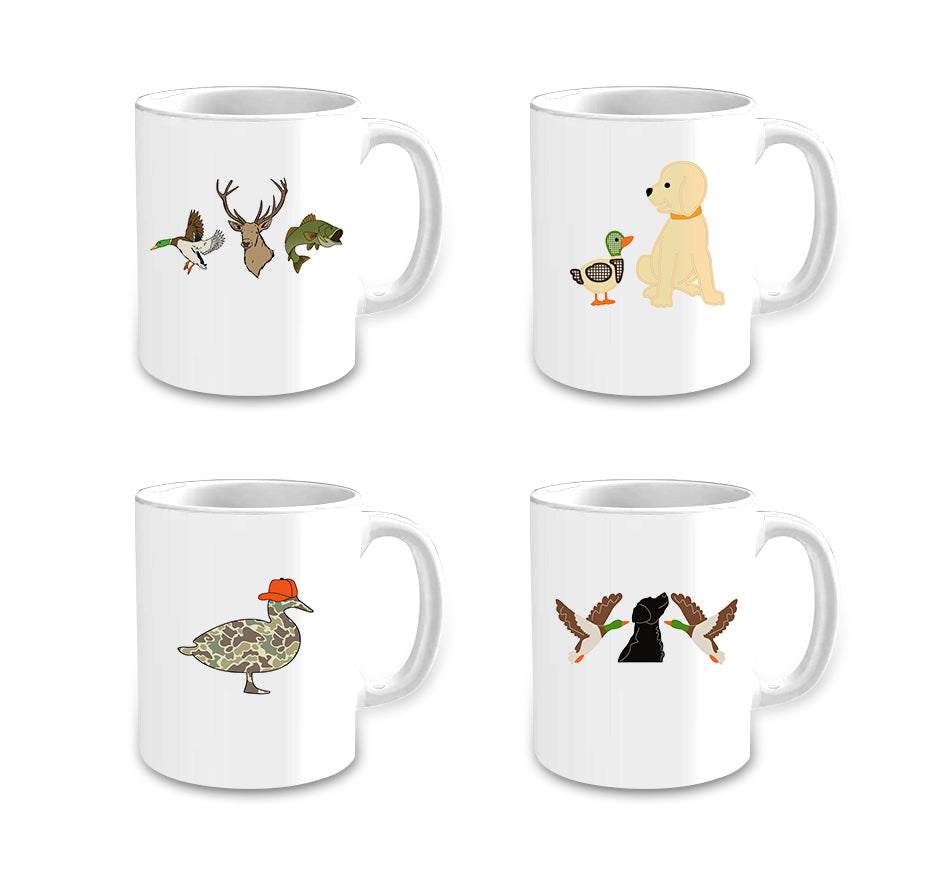 No moq sale pre-order toddler kids duck camouflage deer puppy Ceramic cup-2025.5.30