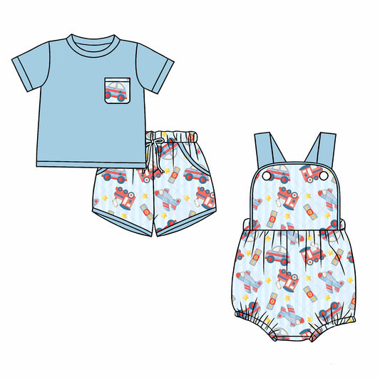 26.1.2 custom each style moq 5 eta 6-8week Sibling Sister baby boy short sleeve shorts sets and romper match design