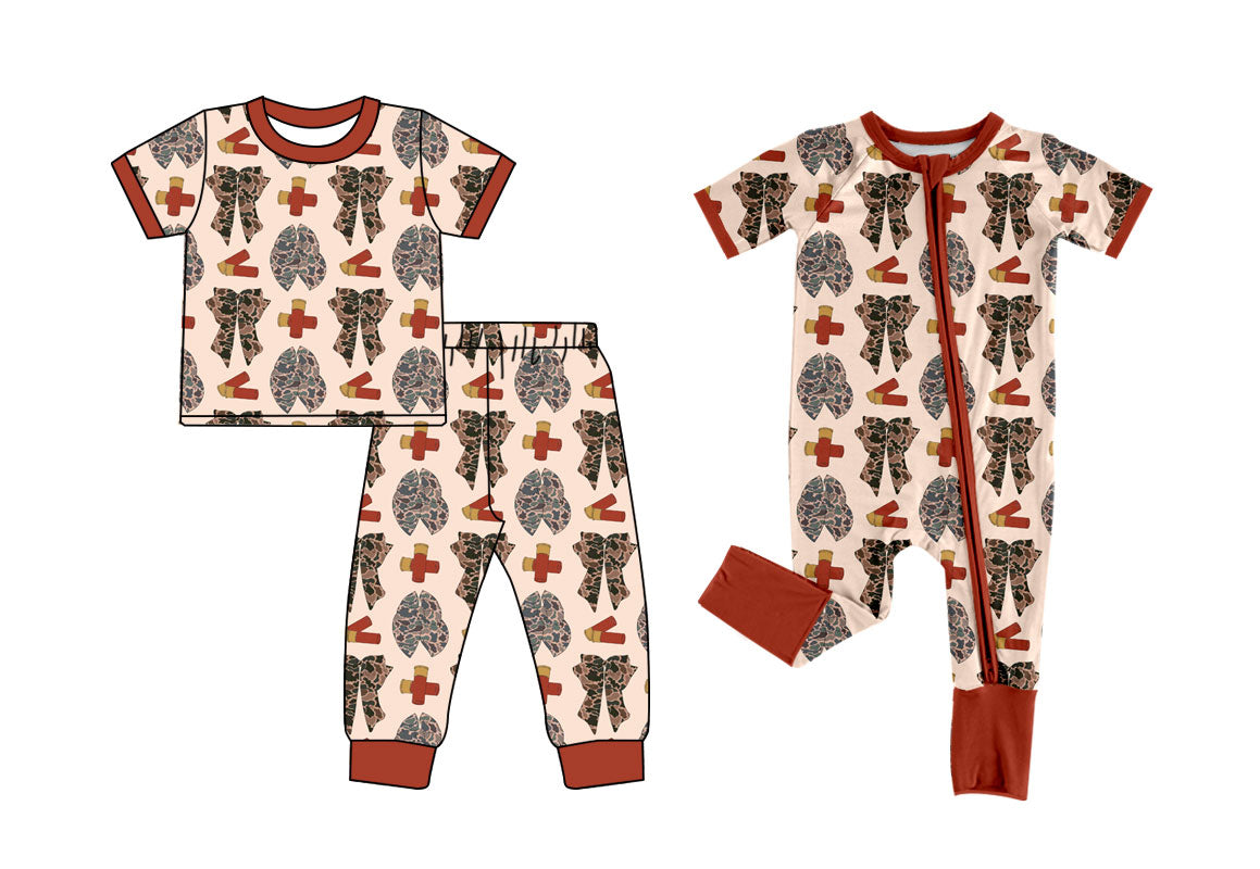 25.11.21 custom each style moq 5 eta 6-8week Sibling Sisters bow baby boy clothes short sleeve pants sets and romper match family design