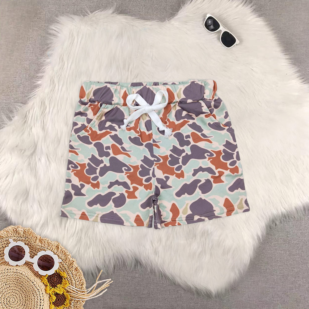 RTS NO MOQ Baby Boys clothes Summer Camouflage Shorts