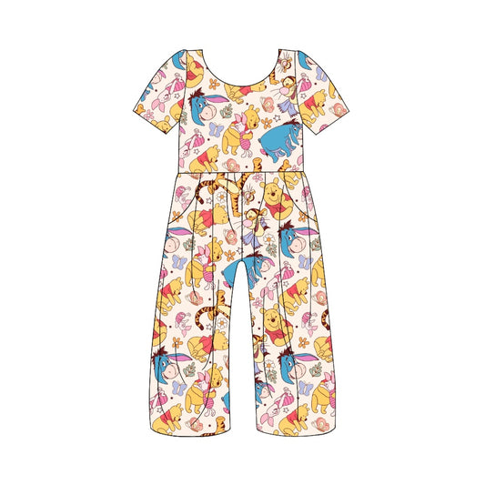 5.1custom each style moq 5eta 4-5week cartoon character prints jumpsuits