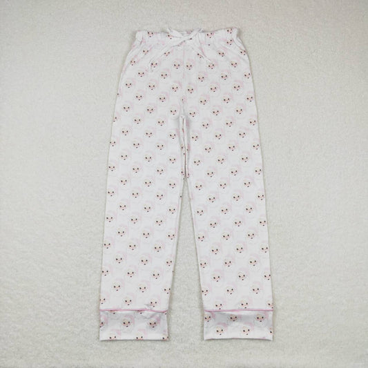 P0269 Adult Santa Claus pink and white trousers