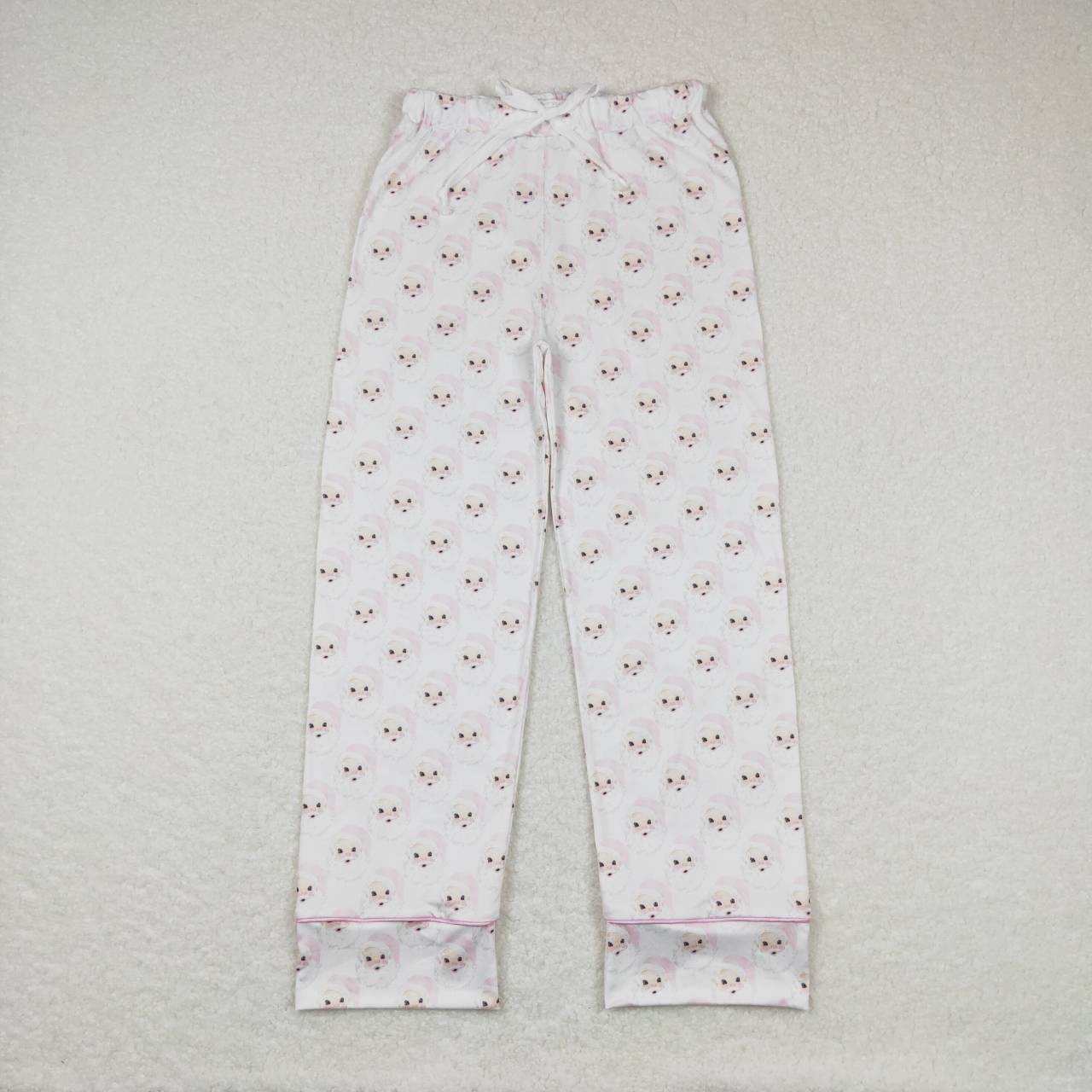 P0269 Adult Santa Claus pink and white trousers