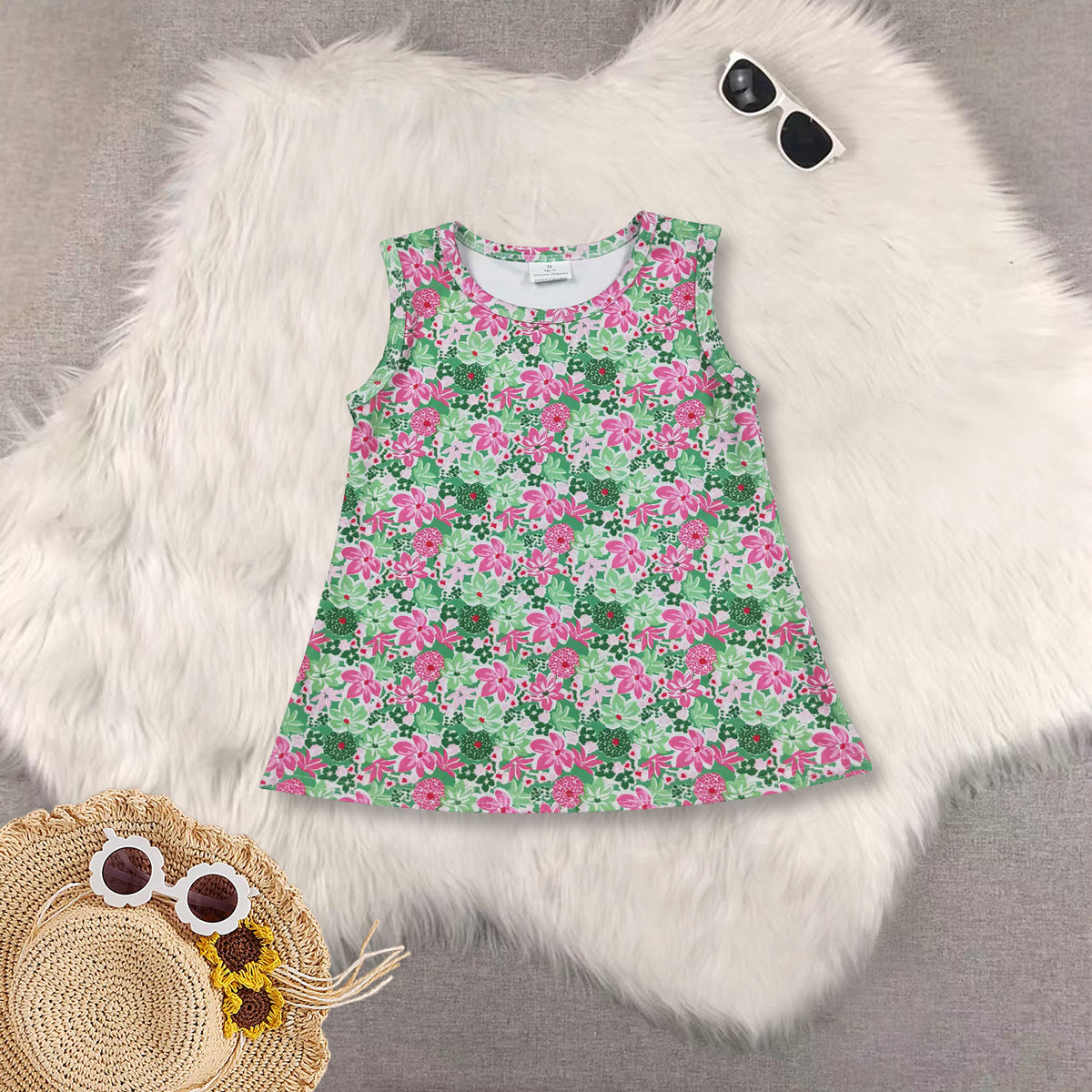 RTS NO MOQ baby girls clothes yoga short sleeve sets and top and shorts