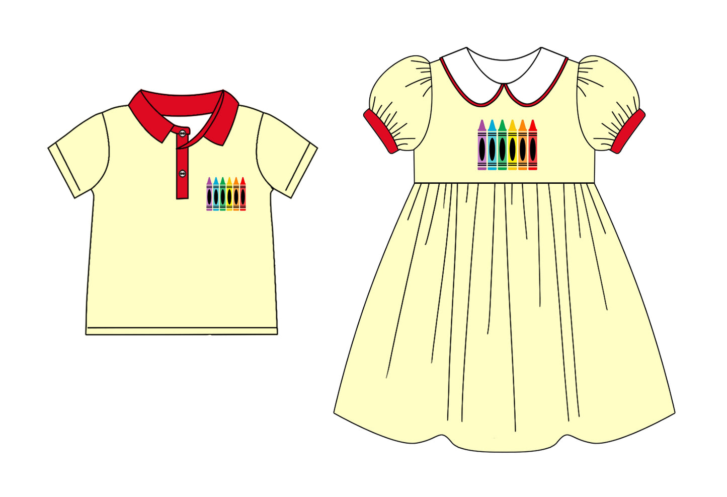 2.12 custom each style moq 5eta 4-6week Sibling Sister baby girl short sleeve top and dresses match design