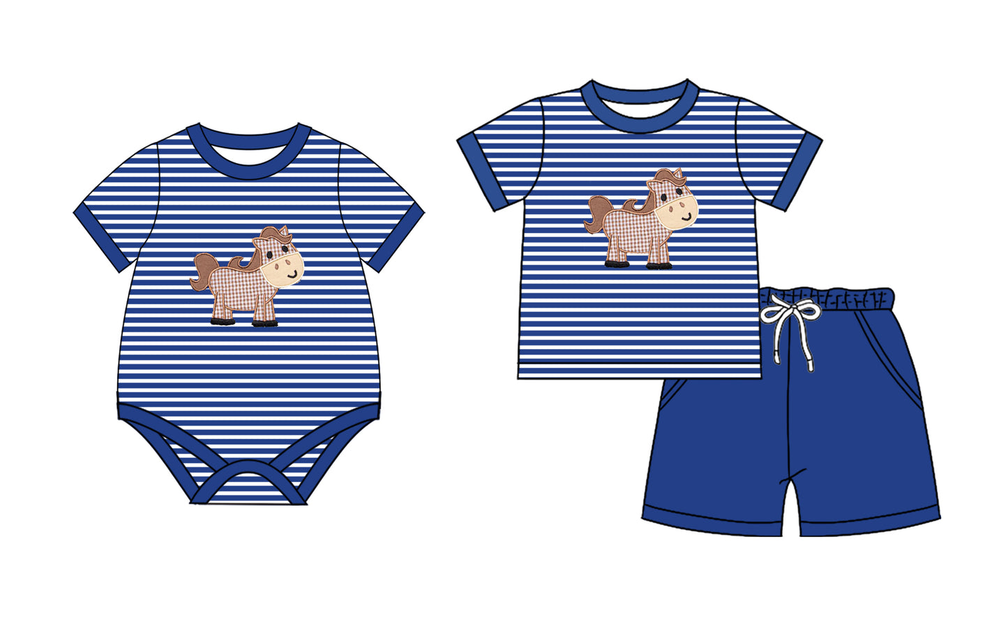 2.13 custom each style moq 5eta 4-6week Sibling Sister baby girls short sleeve shorts sets and romper match design