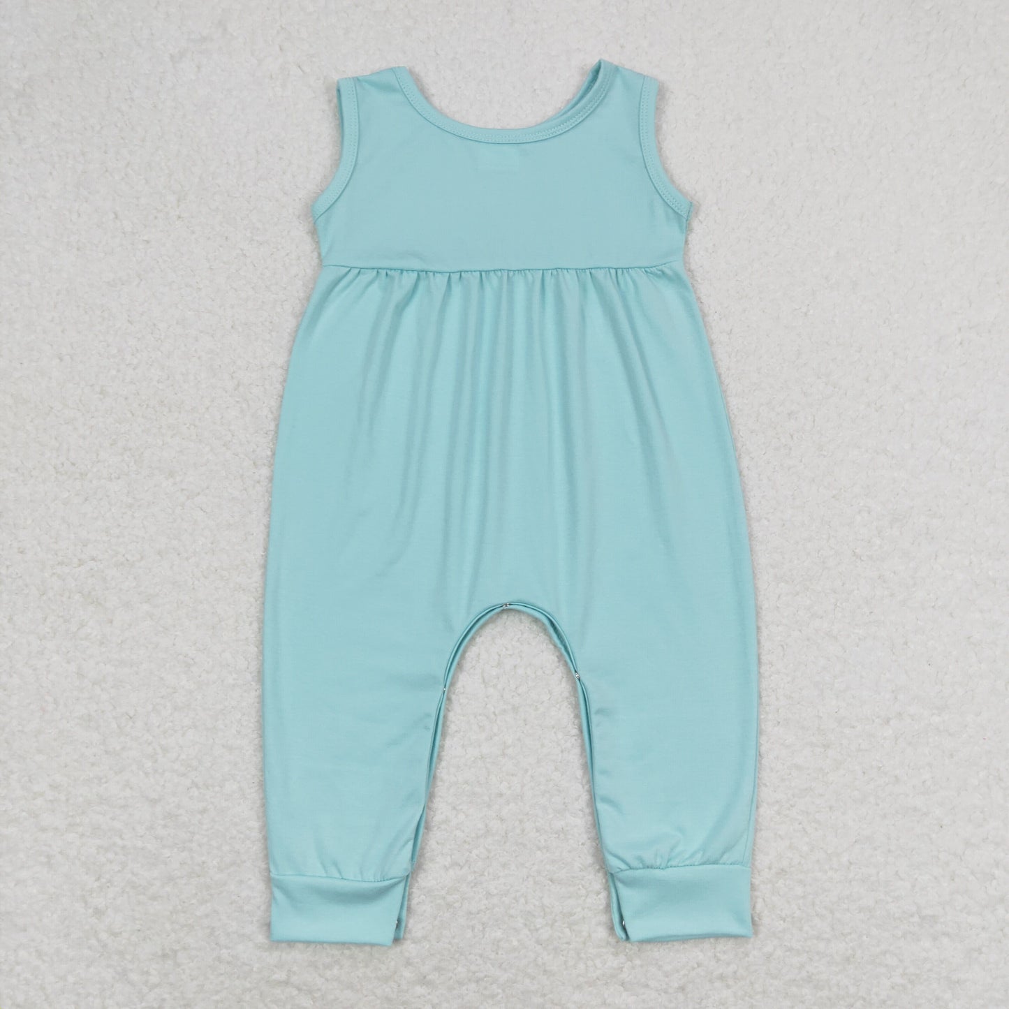 RTS no moq SR1446 Teal Sleeveless Jumpsuit