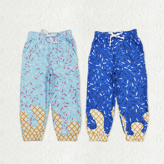 RTS NO MOQ Sibling baby girl clothes team bow yoga matching long pants