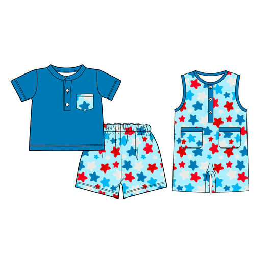 26.1.5 custom each style moq 5 eta 6-8week Sibling Sister baby boy short sleeve shorts sets and romper match design
