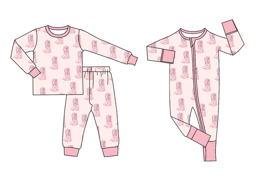 25.11.28 custom each style moq 5 eta 6-8week Sibling Sisters boots baby girl clothes long sleeve pants sets and romper match family design