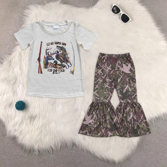 RTS NO MOQ BT0340+P0311 Mallard Brown Zip Hooded Long Sleeve Top camouflage trousers Sets