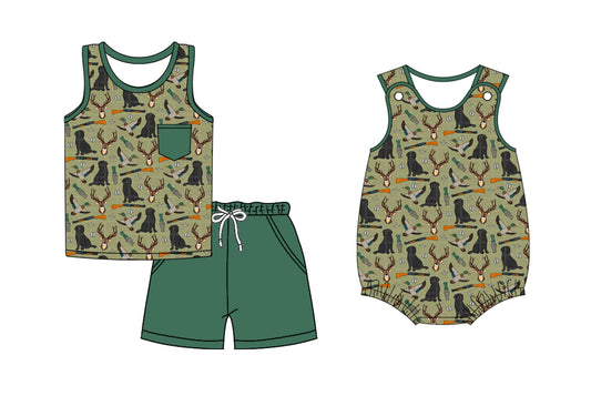 26.1.2 custom each style moq 5 eta 6-8week Sibling Sister puppy duck baby boy short sleeve shorts sets and romper match design