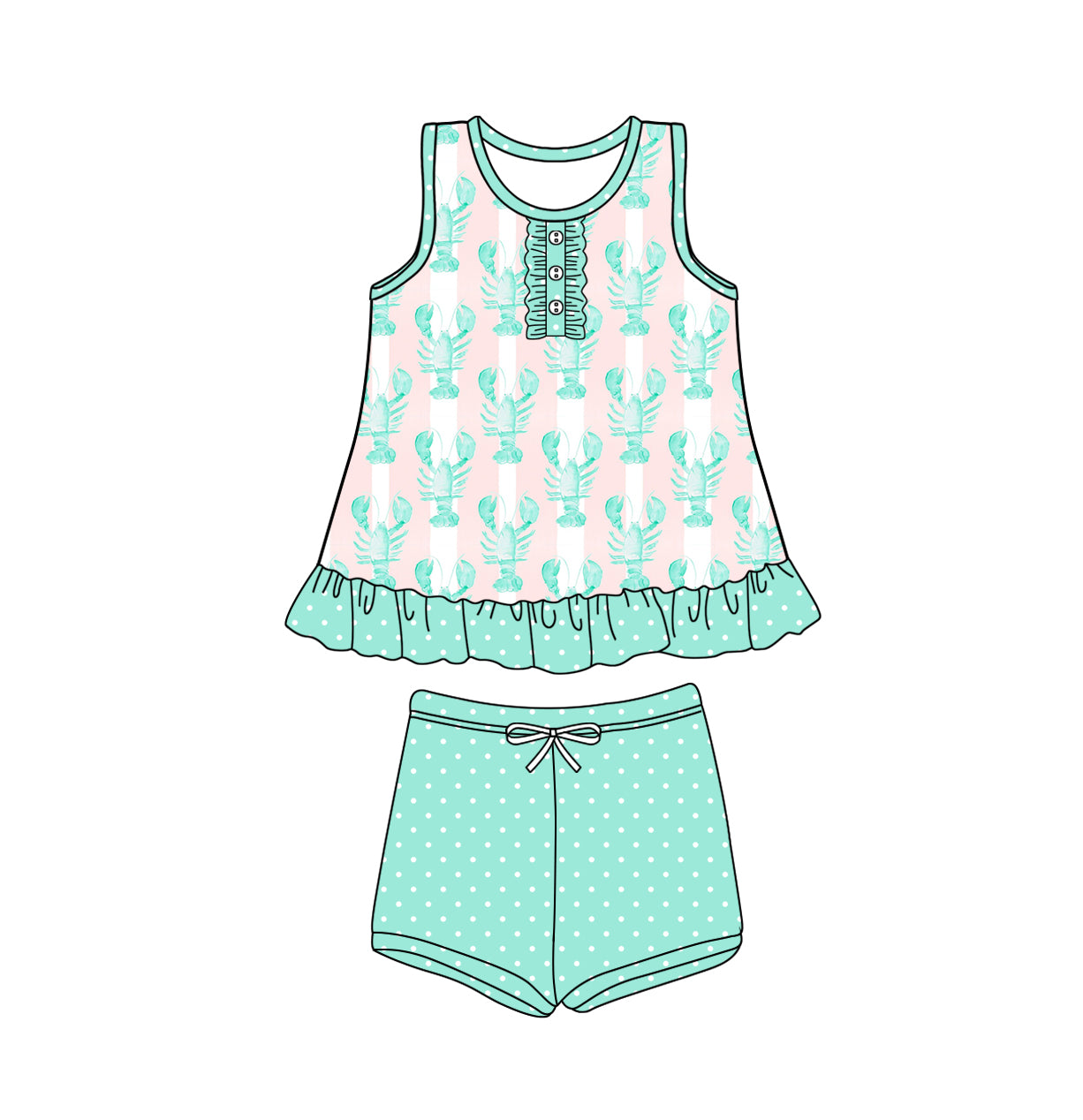 25.12.4 custom each style moq 5 eta 6-8week Sibling Sister baby girl short sleeve shorts sets 5 match design