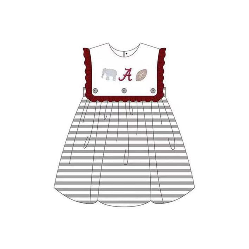 5.11custom each style moq 5eta 4-5week Sibling Sister ALABAMA prints gray girls and boys outfits and baby romper match family design