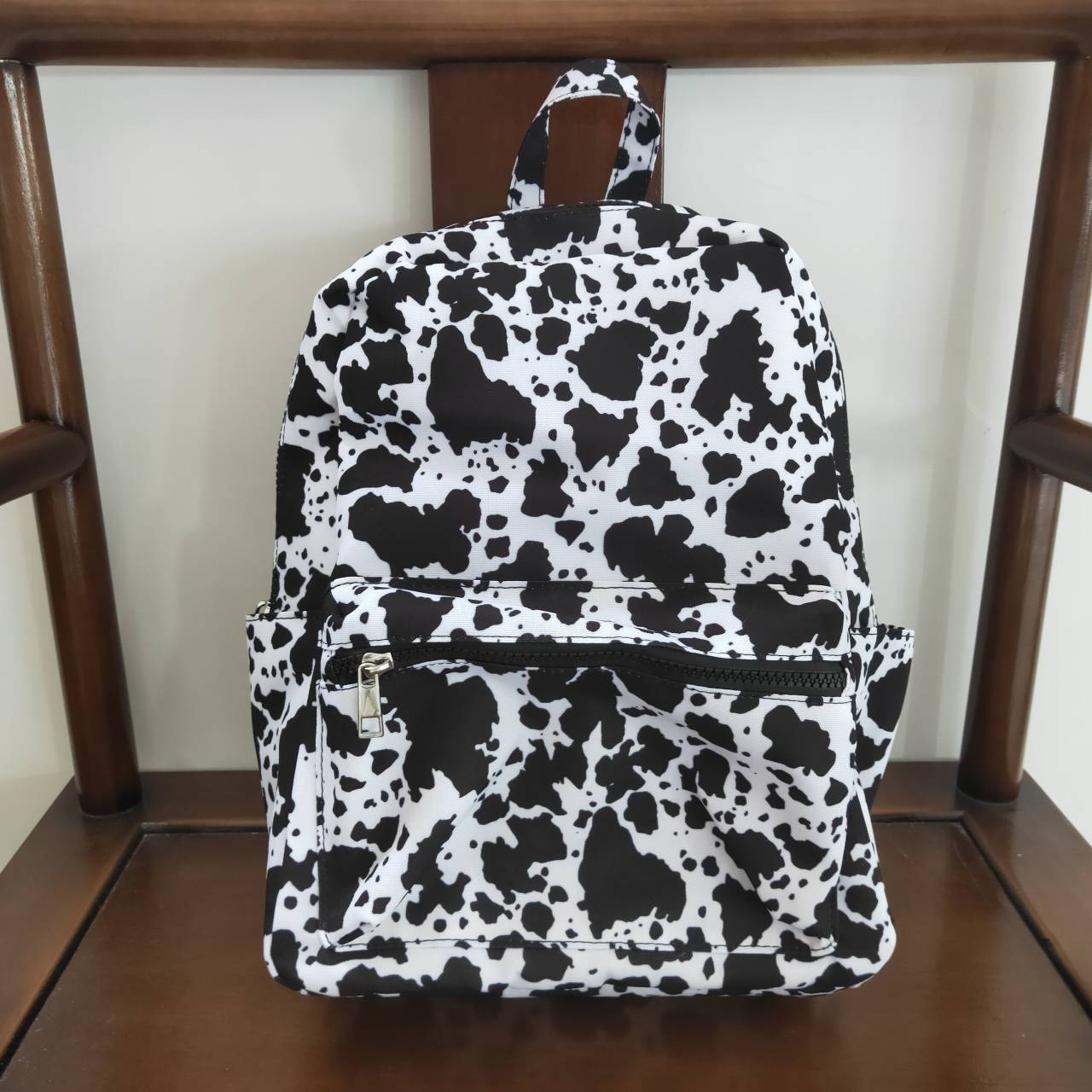 BA0057 Cow Pattern Backpack Sunshine Kids Clothes ba0057-cow-pattern-backpack-sunshine-kids-clothes