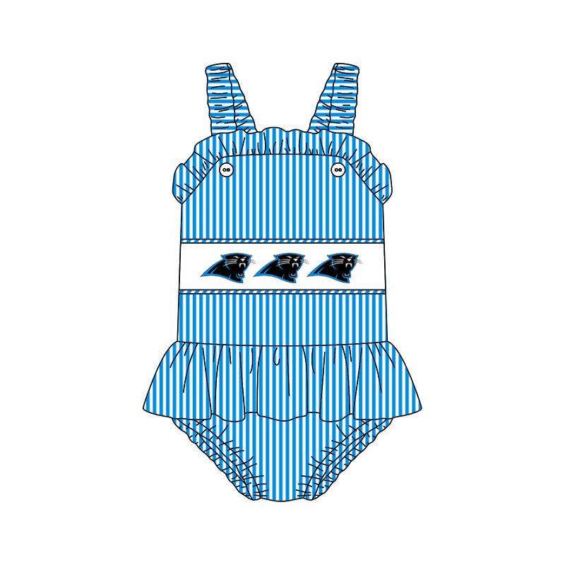 Custom moq 5 mix size milk silk summer teams baby girl boys clothes blue vest swimsuit and swim shorts series