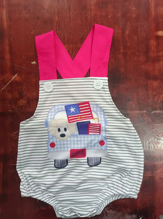 custom moq 5 eta 5weeks mix size baby boys clothes flag vest romper