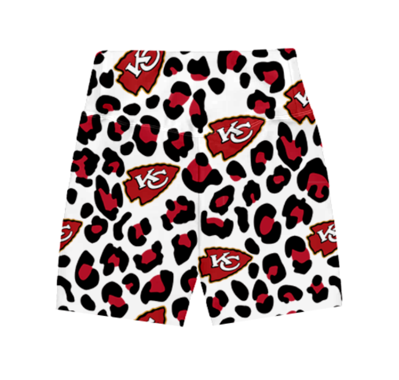 custom moq 3 eta 6-8weeks red leopard Adult men and kids clothes boys summer team shorts