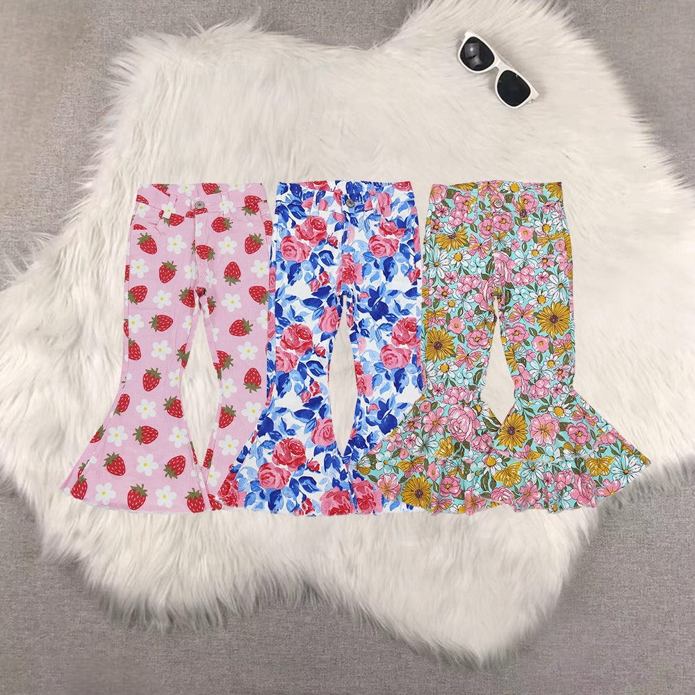 RTS NO MOQ Baby Girls and boy Clothes Jeans: Flared & Ripped