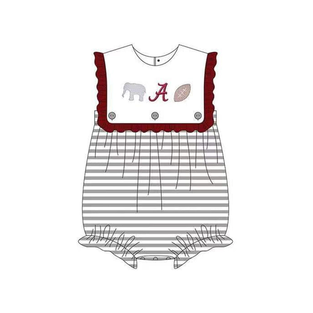 5.11custom each style moq 5eta 4-5week Sibling Sister ALABAMA prints gray girls and boys outfits and baby romper match family design