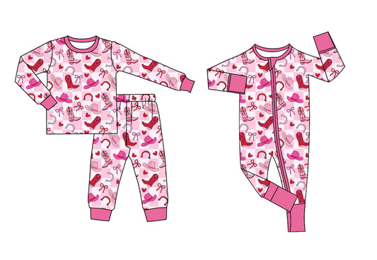 25.11.20 custom each style moq 5 eta 6-8week Sibling Sisters boot bow love baby girl clothes long sleeve pants sets and romper match family design
